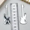 Accesorios para joyería DIY aleación de gota de aceite guitarra instrumento musical llavero transfronterizo colgante de collar pequeños regalos creativos