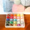 Boneca Leve de Viscose Brilhante 25 Características Faciais Bordado 20 Caixas de Cor Boneca d Fio de Bordado Feito à Mão 1 Fio de Bordado Fio de Seda Gelada 2