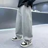 Roupas Infantis Calça Esportiva de Tricô de Primavera para Meninos Crianças Maiores 2026 Primavera e Outono Calças Retas Largas Atacado Transfronteiriço