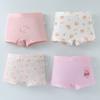 Cuecas Boxer de Malha Modal para Meninas Shorts de Tesouro Femininos de Quatro Cantos Tamanho Grande para Crianças Meninas Verão Respirável Fino