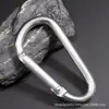Mosquetón en forma de D Talla 4-8 Multifuncional para Exteriores Escalada Hebilla de Aleación de Aluminio Hebilla para Botella de Agua Hebilla para Mochila Hebilla de Escalada