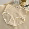 Nuevas Bragas de Mujer sin Costuras con Estampado Floral de Cintura Alta con Refuerzo de Algodón Puro, Antibacterianas, sin Costuras, Cómodas y Elásticas