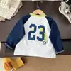 Camisetas de Manga Comprida para Meninos e Meninas 2025 Novo Estilo Camisetas Íntimas de Desenho Animado para Meninos Camisetas Básicas de Algodão Infantil Outono Primavera e Outono 1