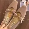 Sapatos de Algodão Quentes Estilo Chanel em Tweed com Forro de Lã Altura de 3 Polegadas para Aumentar a Altura Sapatilhas Mary Jane Modelo Novo
