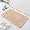 Alfombra de piso jacquard con patrón simple de carácter Hui, fibra ultrafina engrosada, alfombra de piso de baño antideslizante absorbente de agua, felpudo de entrada