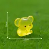 Novo produto transfronteiriço: adoráveis figuras de elefante que brilham no escuro, perfeitas para jardinagem, paisagismo, decorações DIY, enfeites para pendurar e displays de paisagens em miniatura
