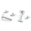 Pendientes Mínimos de Rombos Radiantes de Titanio F136 Clavos para Hélice Auricular Clavos para Nariz Clavos para Labios Joyería para Piercings de Aleación de Titanio G23 Clavos para Cartílago