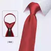 Estilo Corrente Masculino Formal Casamento Noivo Festivo Feminino Gravata Vermelha Negócios Versão Coreana Gravata Preguiçosa Sem Nó