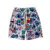 Pantalones de Playa Star Kabi para Hombres y Mujeres Verano Celebridad de Internet Explosiones Perro Yugui Pareja Casual Dibujos Animados Pantalones Cortos Deportivos