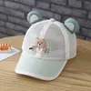 Gorra de Béisbol Transpirable de Malla Completa de Verano para Niños, Visera Solar Protectora para Exteriores para Niños, Gorra de Pico Linda y Elegante para Niñas