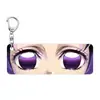 Llavero de Demon Slayer Colgante Acrílico con Forma de Ojo Regalo para Convención de Anime Merchandising Merchandising del Primero de Mayo