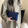Comercio Exterior Estilo Coreano Plisado para Mujer Otoño e Invierno Nuevo Bolso de Mano Bolsa de Cosméticos Tela Impermeable Gran Capacidad Bolso de Almacenamiento a la Moda