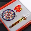 Incensário Atrator de Dinheiro para Uso Doméstico, Ornamento de Mesa de Chá para Aromaterapia Interna, Suporte de Incenso da Sorte, Incensário Estilo Chinês para Incensos