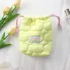 Nueva Bolsa de Almacenamiento Simple de Algodón Acolchado, Bolsa Portátil con Cordón, Bolsa de Almacenamiento para Cámara Anti-Caídas y Anti-Rayaduras, Bolsa Pequeña para Artículos de Tocador
