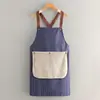 Delantal de toalla de mano desmontable de alto valor, a prueba de aceite, impermeable, engrosado, nuevo estilo 2026, para cocina casera joven de alta gama