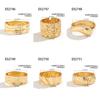 Moda Transfronteriza Europea y Americana Textura Metal Líquido Irregular Pulsera Plegada Sentido Avanzado Paisaje ins Pulsera Ancha