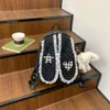 Mochila Yozzi 2026 Verano Nuevo Estilo Bloques de Color Lindos para Estudiantes Mujeres, Mochila de Gran Capacidad con un Diseño Dulce y Lindo
