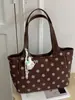 2026 Bolso Nuevo de Gran Capacidad Moda Bolso Tote de Lunares Para el Trabajo y los Viajes Cotidianos Bolso de Hombro Casual con Personalidad Elegante