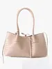 Bolsa de Couro de Vaca 2026 Novo Modelo Pinacotea Grande Capacidade Bolsa Trançada Bolsa de Ombro para o Dia a Dia Bolsa Tote