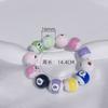 TikTok con pulsera de ocho bolas de billar diy cuentas de hilo acrílico accesorios para hombres y mujeres accesorios para parejas