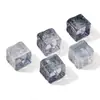 Cuentas de Cubo de Rubik Transparentes de Vidrio de 11 mm Hechas a Mano para DIY Material de Cuentas para Hilo Accesorios Pulsera Collar Cadena de Teléfono Móvil Cuentas Sueltas