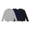 Yidao Vintage 2026 Otoño Nuevo Suéter de Punto Trenzado con Cremallera Media y Cuello Alto Suéter Pulóver Casual Retro Holgazán