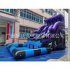 Tobogán Acuático Inflable Combinado con Piscina Puesto Exterior Móvil Grande Parque Acuático Fabricante de Equipos de Atracciones