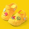 Crocs Infantis Levemente Personalizados, Chinelos Baotou, Sandálias de Praia Leves de Solado Macio Antiderrapantes para Interior para Meninos e Meninas