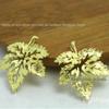 Acessórios para joias DIY 22*17MM fundição de cobre puro Folha de Bordo pingente de folha pequena pingente