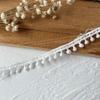 Accesorios de Encaje Blanco Solubles en Agua de Alta Calidad Hechos a Mano DIY Ropa Decorativa para Muñecas Ropa para Libros Material Decorativo Hecho a Mano Ancho