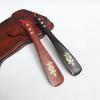 Tirador de Zapatos de Caoba 22cm Recogedor de Zapatos de Ébano Calzador de Madera Ala de Pollo de Madera Calzador de Madera Extraíble Calzador de Madera Maciza para Ancianos