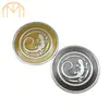 Fabricantes de platos redondos personalizados empaques de protección ambiental personalizados placa de identificación impresión plana aleación de aluminio gota de pegamento convexa