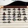 Anel Personalizado Temático de Halloween Atmosfera Sombria Fantasma Aranha Sem Gênero Punk Nicho Tendência Anel Legal