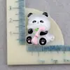 Caixa de Armazenamento DIY Grampo Animal de Desenho Animado Acessórios de Resina Geladeira Panda DIY Cola Cremosa Adesivo Materiais de Decoração