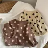 Camisetas básicas para meninos e meninas, novas camisetas de manga comprida infantis para primavera e outono, tops finos e estilosos de waffle para meninos e meninas