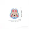 Pegatinas de Tela Bordadas Conejo de Dibujos Animados Pegatinas para Planchar Parches para Ropa Pegatinas Pegamento Termofusible Decoración de Bolsas de Zapatos Selección DIY Venta al por Mayor