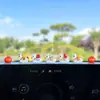 Fofo e Fofo Cavalo do Zodíaco Enfeites de Carro de Ano Novo Carro Elétrico Console Central Interno Estação de Trabalho para Computador Decoração do Ano do Cavalo