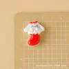Navidad Lindo Animalito Dibujos Animados DIY Pegamento Cremoso Accesorios Resina Creativa Piezas Pequeñas Sandalia de Madera Hebilla Material Kit