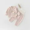 Conjunto de Ropa de Otoño para Bebé Jingqi, Ropa de Algodón Puro para Bebé Recién Nacido de Primavera y Otoño, Conjunto Estilo Monje para Bebé Recién Nacido, Ropa para el Primer Mes