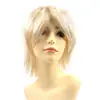 Perucas Cosplay para Mulheres, Cabelo Curto Colorido Versátil com Pontas Viradas para Cima, Perucas Cosplay Anime Estilo Virado para Cima Masculino