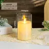 Vela LED Recargable 220V con Oscilación Digital, Luz Ambiental Romántica Cálida Creativa para Boda, Bar, Fiesta