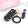 Llavero de Bolsa de Labial Personalizada, Mini Bolsa de Cosméticos, Ligera y Portátil, con Opciones de Color, Forma, Logotipo, Espejo y Cosméticos Portátiles
