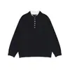 Suéter tipo Henley de punto grueso con patrón de trenzas, de frente abierto, para hombre y mujer, nueva colección otoño/invierno 2026, jersey de punto de manga larga de alta gama