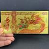 2026 Ano do Cavalo Nota de Banco de Ouro Folha de Ouro Moeda Comemorativa Colorida do Zodíaco Desenho Animado Carneiro Nota de Banco de Ouro Loja de Ano Novo Celebração Transmissão Ao Vivo Presente de Pacote Vermelho