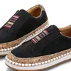 Zapatos Planos de Talla Grande para Mujer de Comercio Exterior Mocasines con Combinación de Colores Zapatos Casuales de Suela Gruesa Estilo Deportivo para Mujer