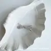 Pasador Simple Versátil Diamante Brillante Lazo Cuerda para el Cabello Pinza Lateral Pinza para el Flequillo Accesorios Elegantes Versátiles para el Cabello para Mujeres