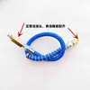 Tubo de Extensión para Boquilla de Engrase M8M6M10 Conector Accesorios para Pistola de Engrase Extendido a Prueba de Explosiones Inyección de Aceite Manguera Blanda de Grasa
