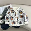 Ropa Infantil Niños Cárdigan Prendas de Abrigo Tejido Bebé Otoño Invierno Estilo Forrado de Polar Pequeña Prenda de Abrigo Niños y Niñas Cuello Redondo Moderno Estilo Delgado Versátil