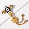Xizang Ágata Dzi Arena Dorada Set de Tres Vías Eje Universal DIY Accesorios de Cuentas Budistas Mayoreo