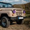 Pegatinas para faros delanteros de Wrangler con diseño de ojo de bestia de una sola pasada.